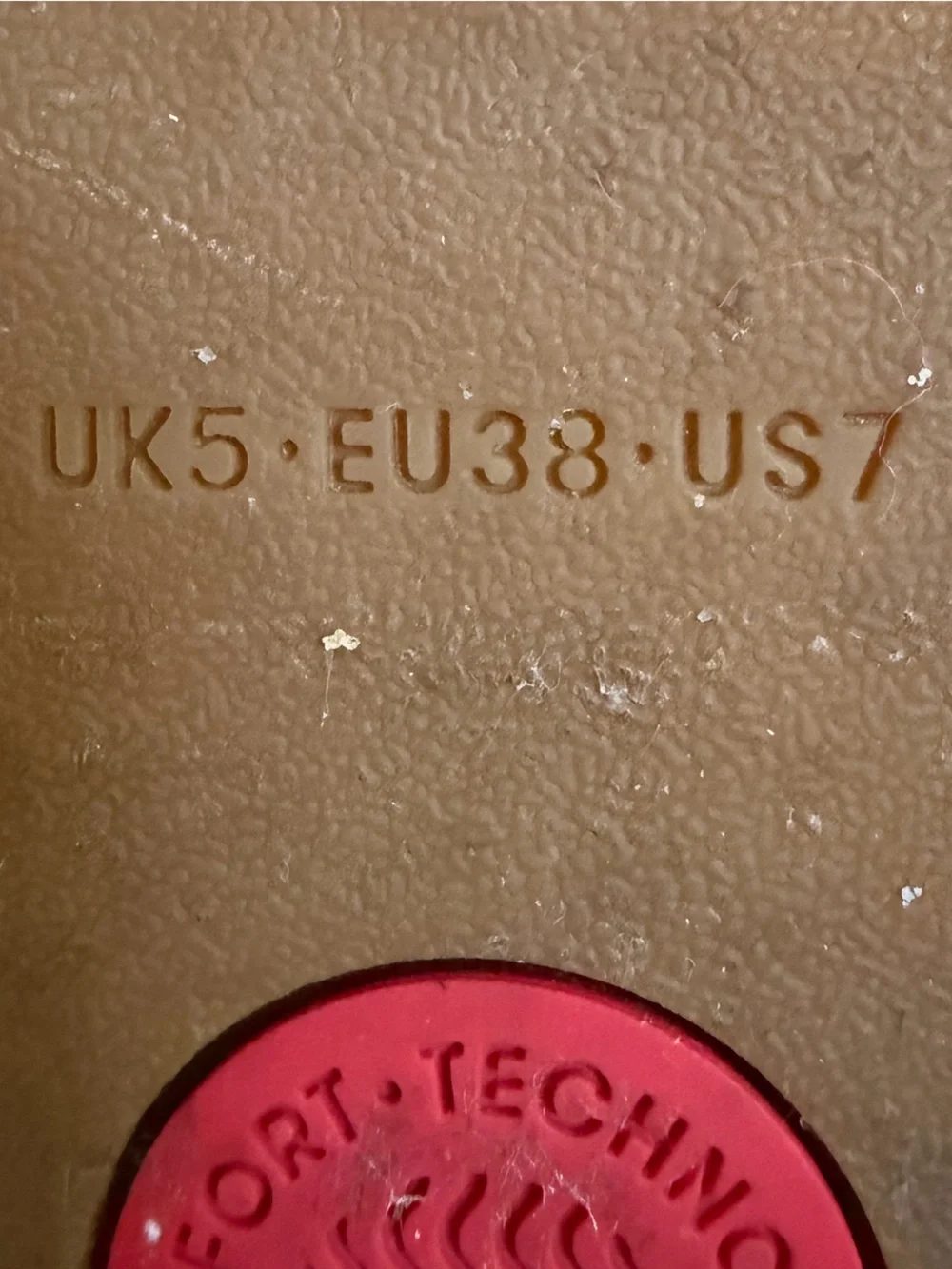 FitFlop Eloise Croc Print Wedge Microwobbleboard Platform Tan Leather Slides. 7
